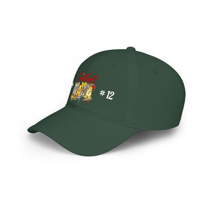 Softball Mama Low Profile Cap — Personalized Name & Number