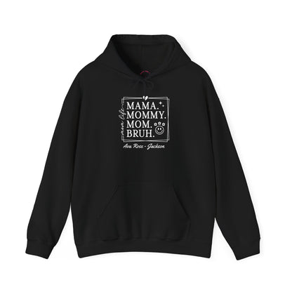 Mom Life Custom Kids Name Mama Hoodie — Personalized Mom Hoodie