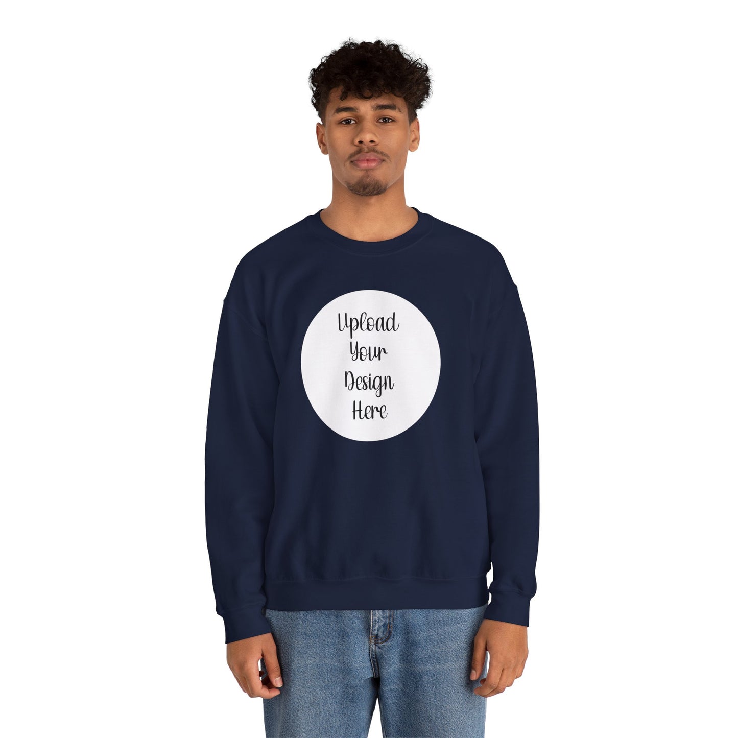 *Custom Crewneck Sweatshirt — Gildan Various Colors - Upload Your Design