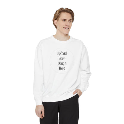 *Custom Crewneck Sweatshirt — Comfort Colors Various Colors - Upload Your Design