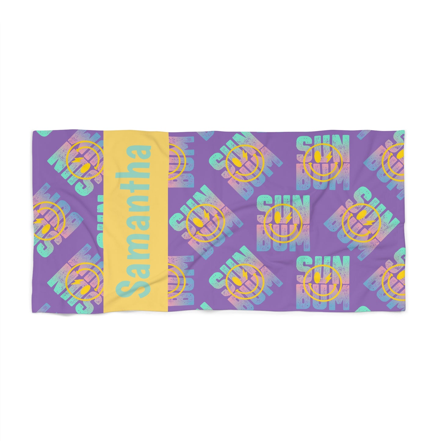 Sun Bum Beach Towel — Personalized Name