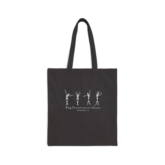Dry Bones Come Alive-Cotton Canvas Tote Bag