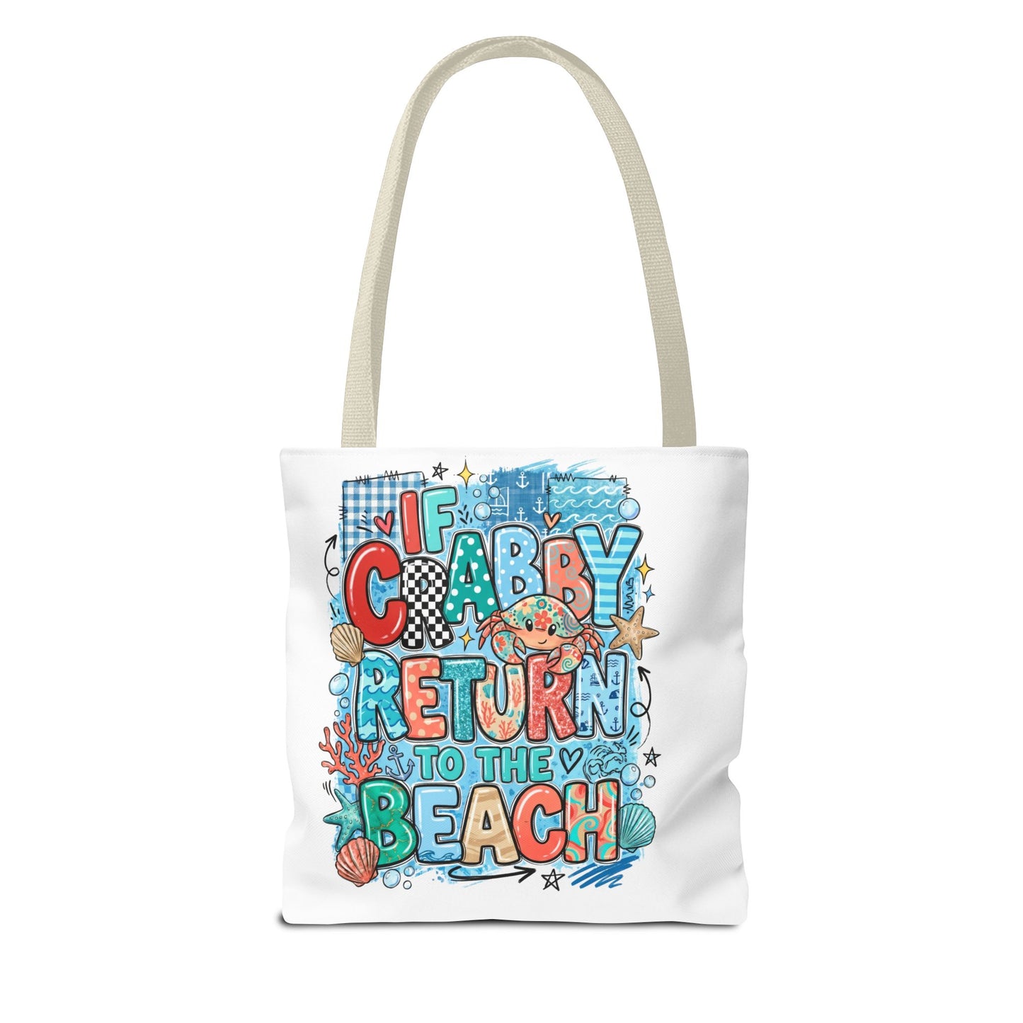 Crabby — Beach-Ready AOP Carryall
