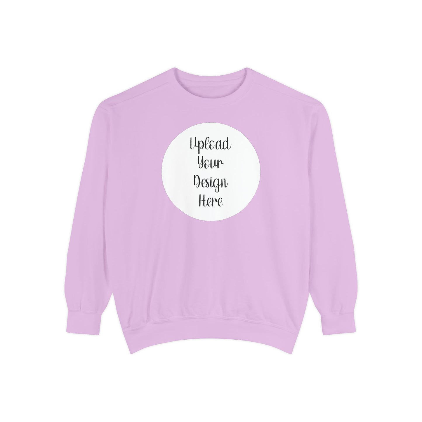 *Custom Crewneck Sweatshirt — Comfort Colors Various Colors - Upload Your Design