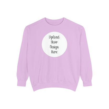 *Custom Crewneck Sweatshirt — Comfort Colors Various Colors - Upload Your Design