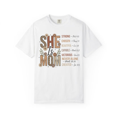 She Is Mom — Mom Graphic T-Shirt