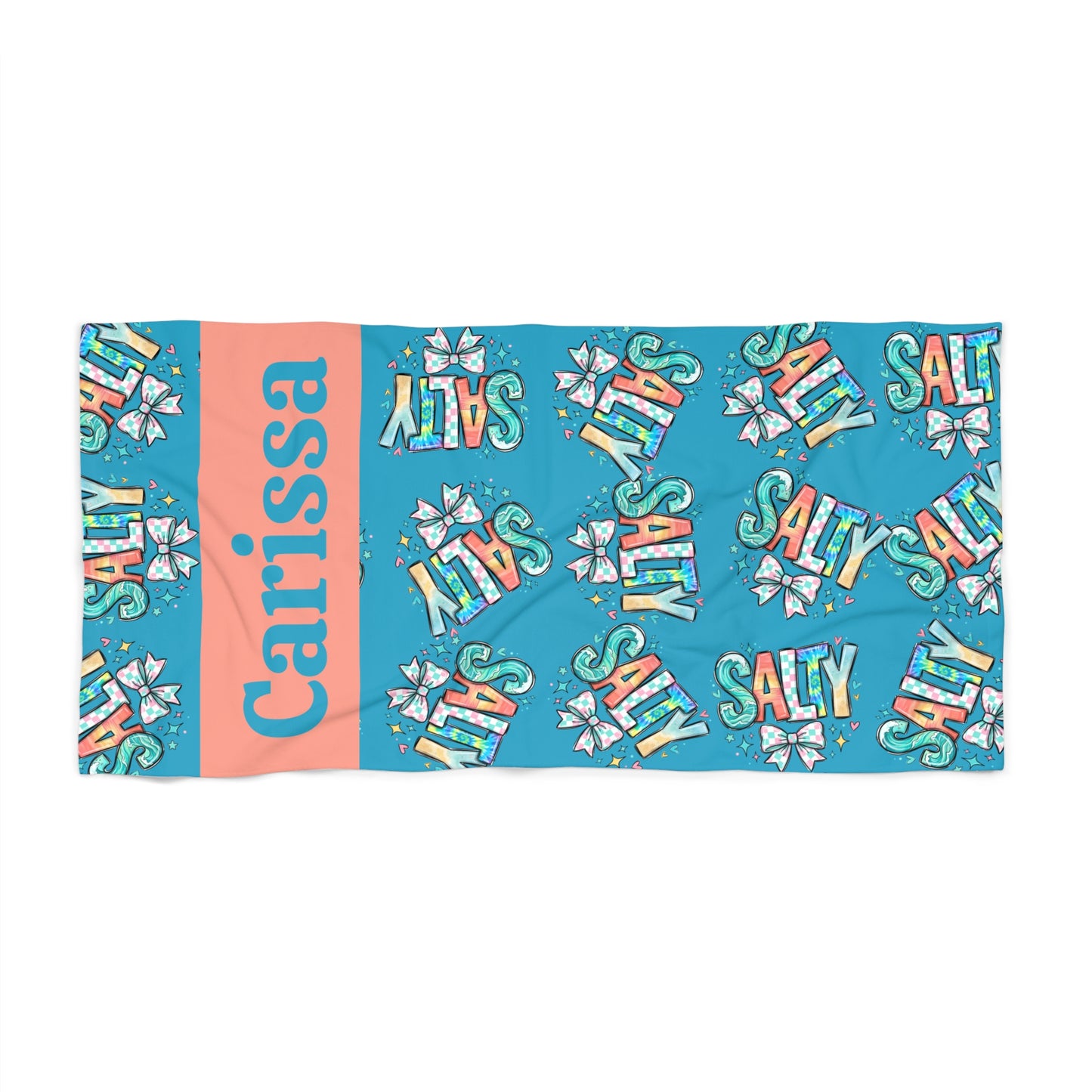 Salty — Personalized Name & Design Beach Towel