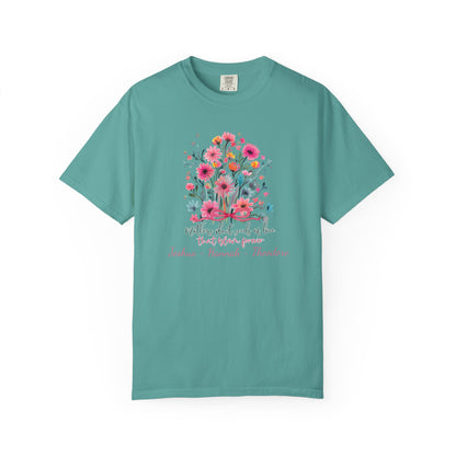 Seeds Of Love T-Shirt — Personalized Mom Script Graphic Tee