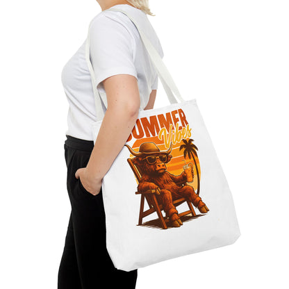 Highland Cow — Beach-Ready AOP Carryall