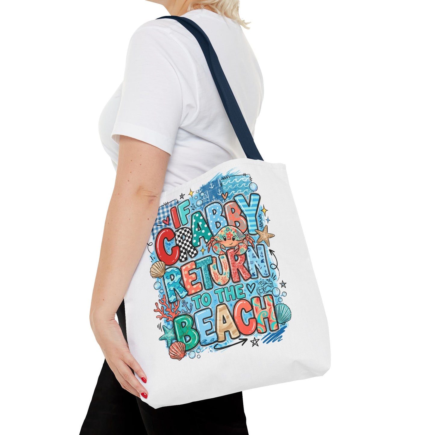 Crabby — Beach-Ready AOP Carryall