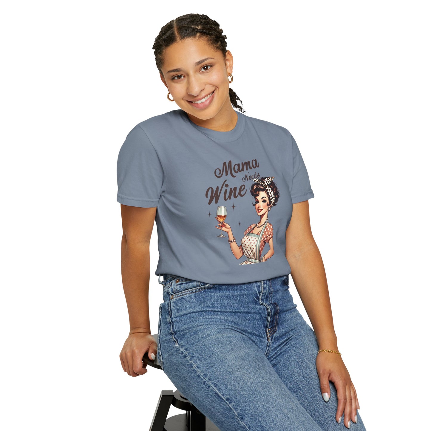 Mama Needs Wine T-Shirt —Mom Graphic Tee