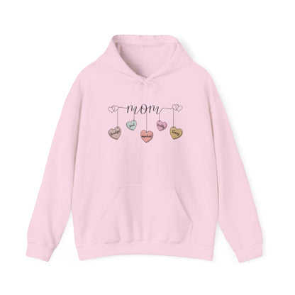 Mom Hearts — Graphic Hoodie