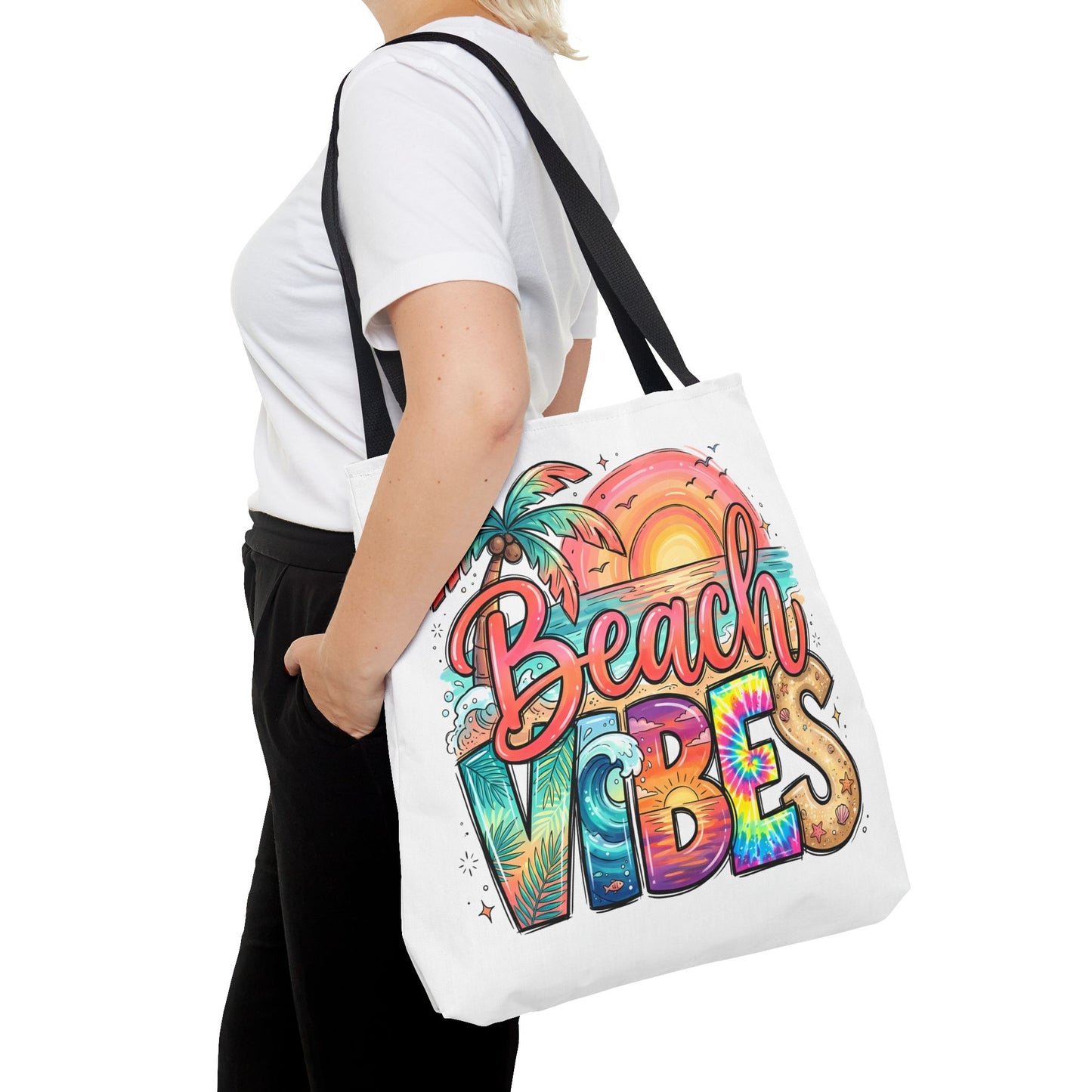 Beach Vibes — Beach-Ready AOP Carryall