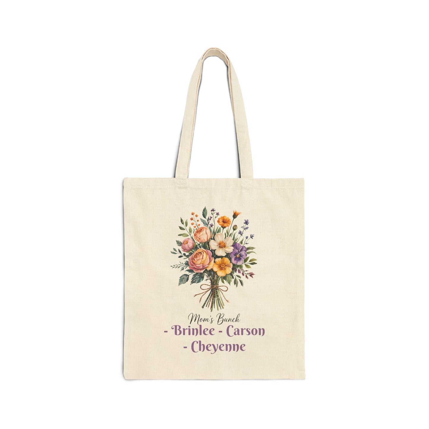 Mom's Bunch Custom Names— Personalized Tote For Mom