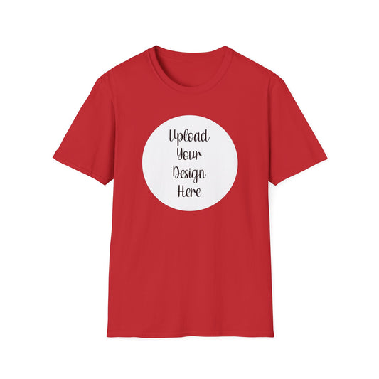 *Custom T-Shirt — Gildan Softstyle Various Colors - Upload Your Image