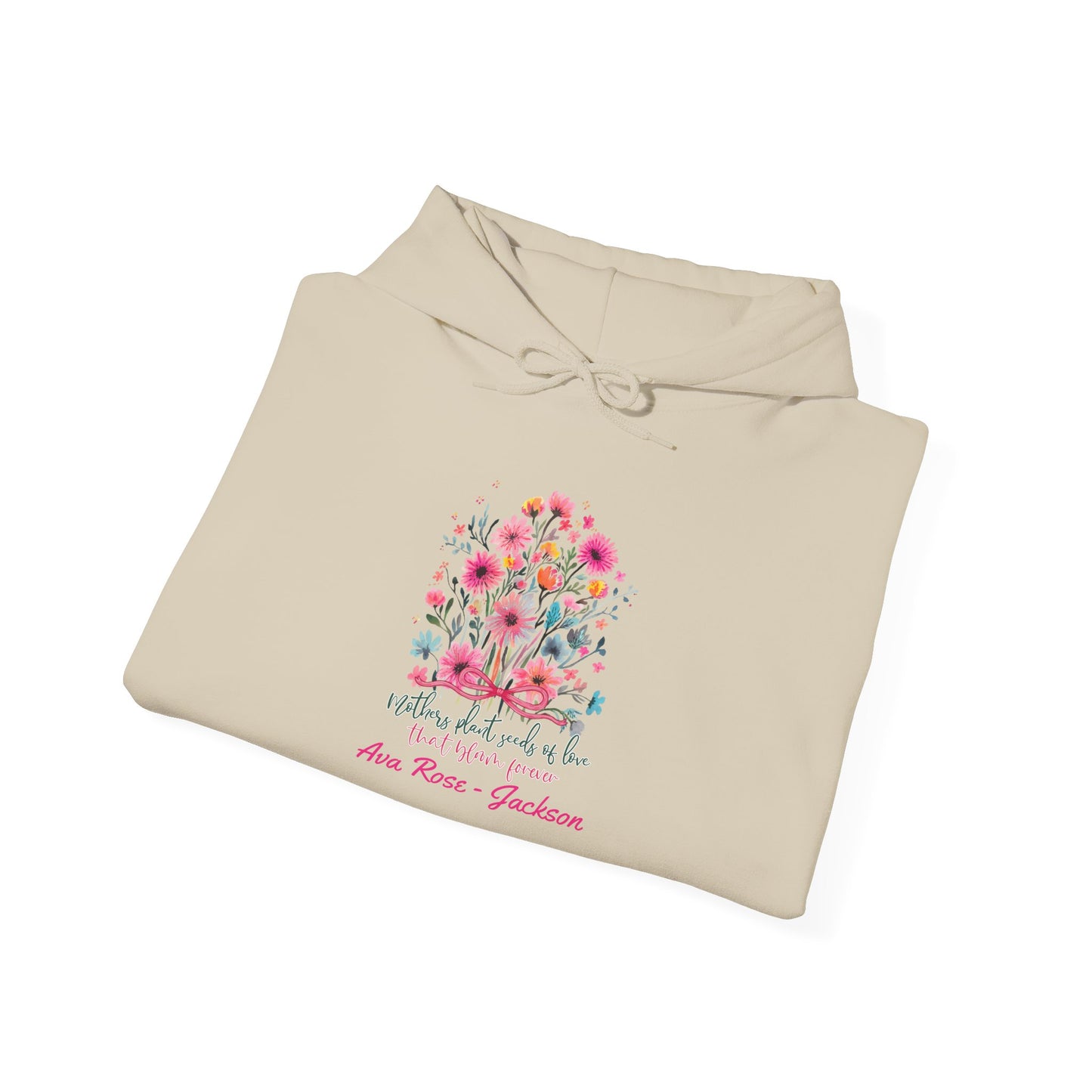 Seeds Of Love Custom Kids Name Mama Hoodie — Personalized Mom Hoodie