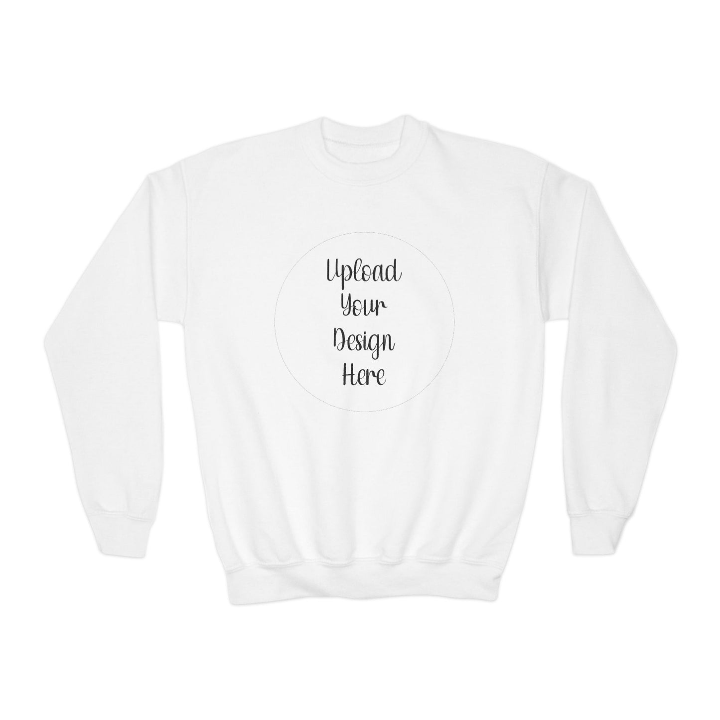 *Custom Youth Crewneck Sweatshirt — Various Colors - Upload Your Design