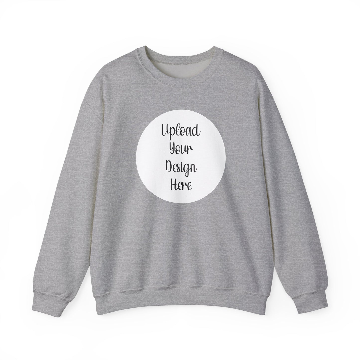 *Custom Crewneck Sweatshirt — Gildan Various Colors - Upload Your Design