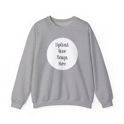 *Custom Crewneck Sweatshirt — Gildan Various Colors - Upload Your Design