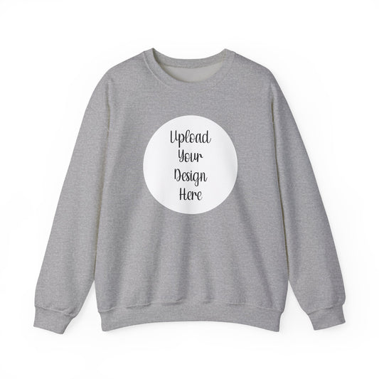 *Custom Crewneck Sweatshirt — Gildan Various Colors - Upload Your Design