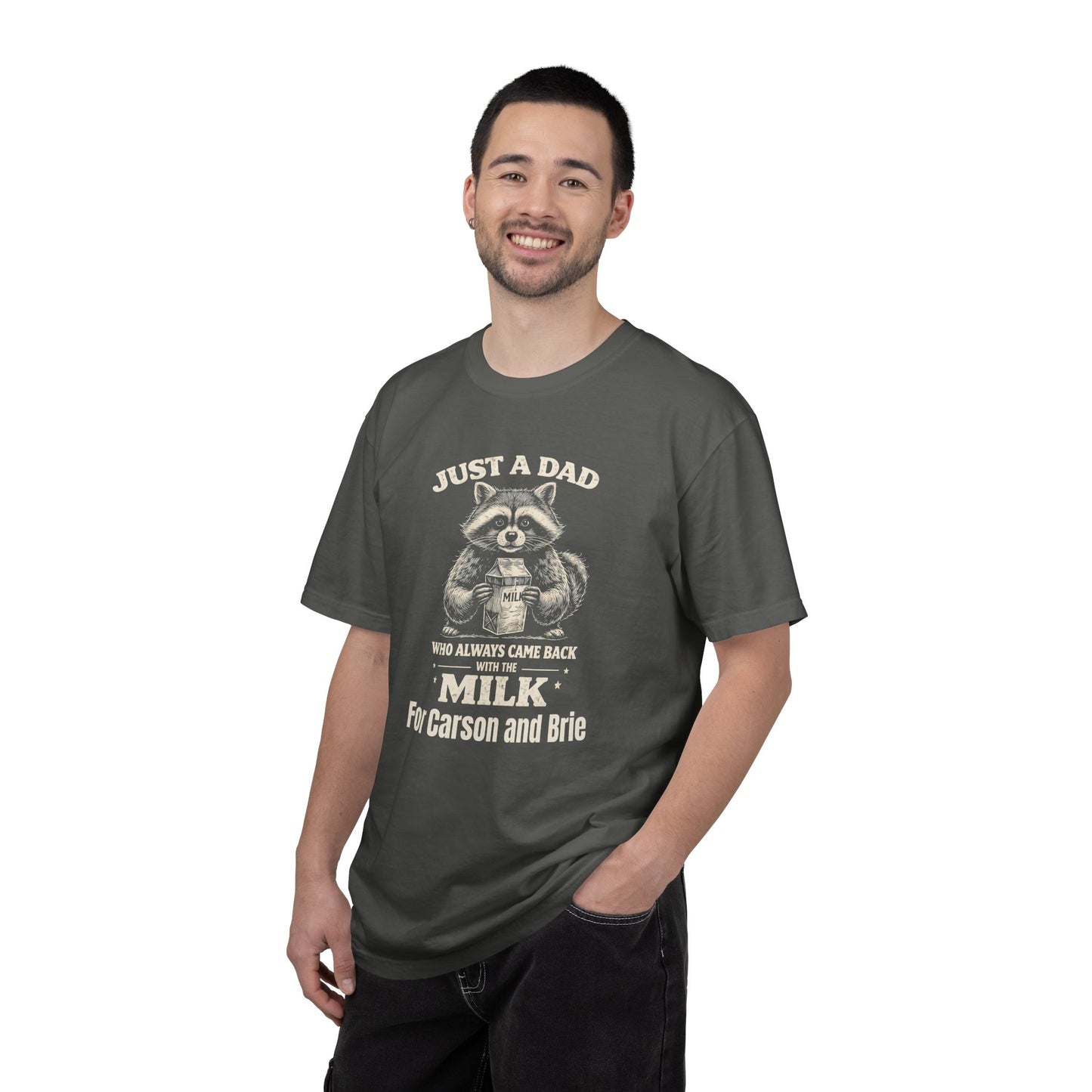 Just A Dad Custom Kid's Names— Fathers Day Tee