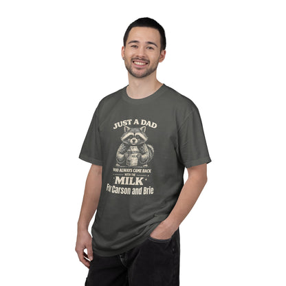 Just A Dad Custom Kid's Names— Fathers Day Tee