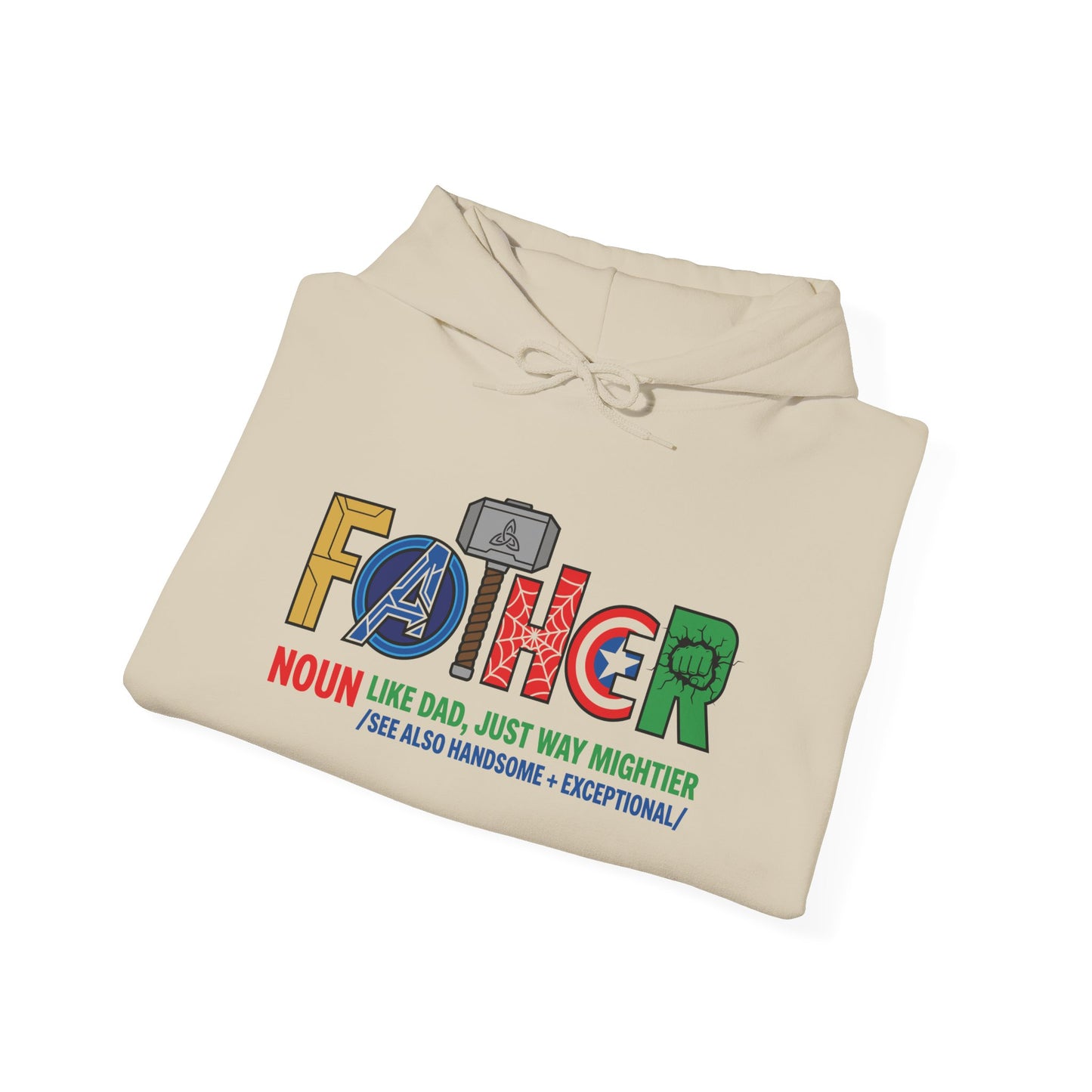 Superhero Father — Graphic Hoodie