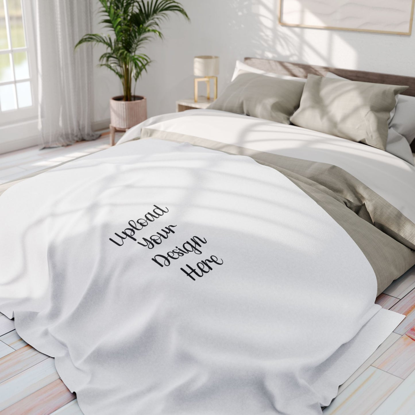 Custom Cozy Arctic Fleece Blanket – Upload Your Design