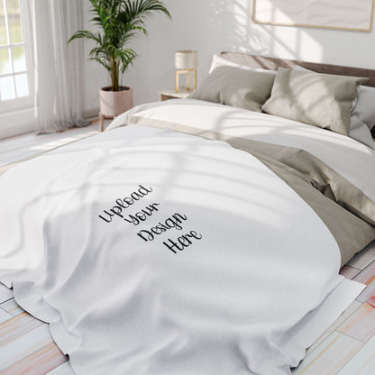 Custom Cozy Arctic Fleece Blanket – Upload Your Design