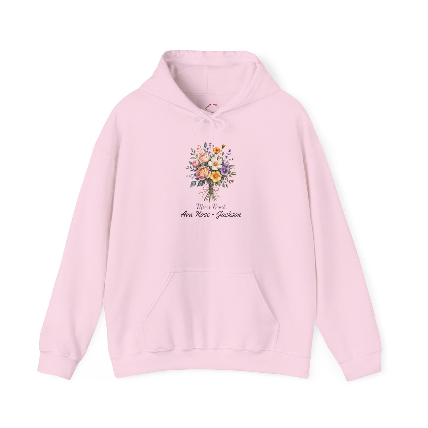 Mom's Bunch Custom Kids Name Mama Hoodie — Personalized Mom Hoodie