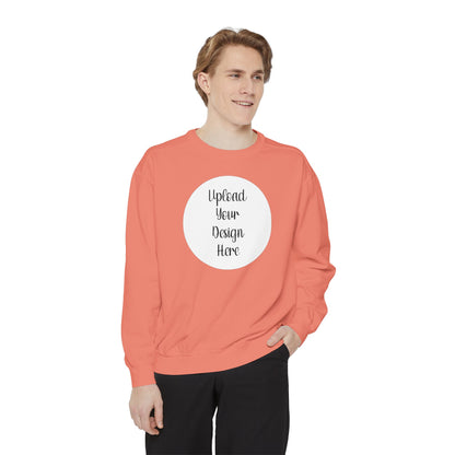 *Custom Crewneck Sweatshirt — Comfort Colors Various Colors - Upload Your Design