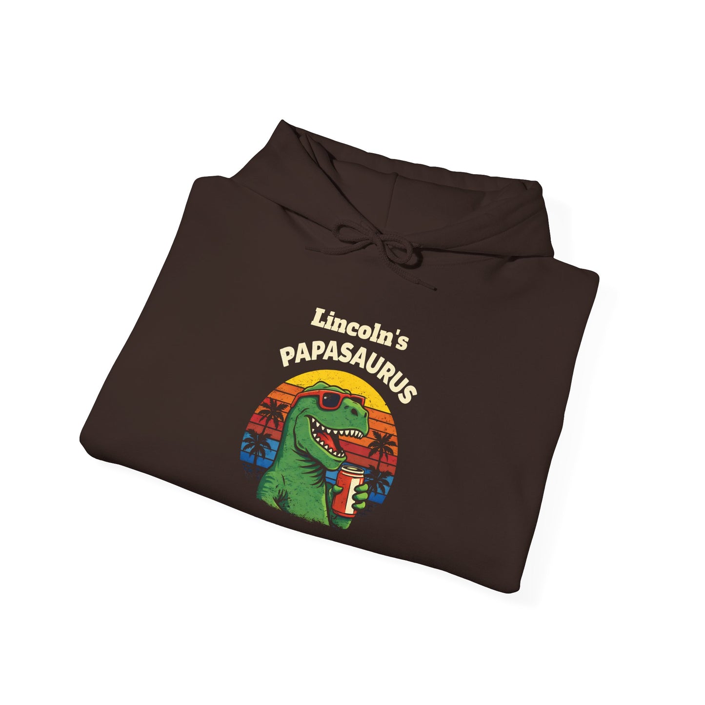 Papasaurus Custom Kid's Names Hoodie - Personalized Gift