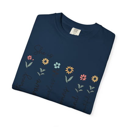 She Is — Mom Graphic T-Shirt