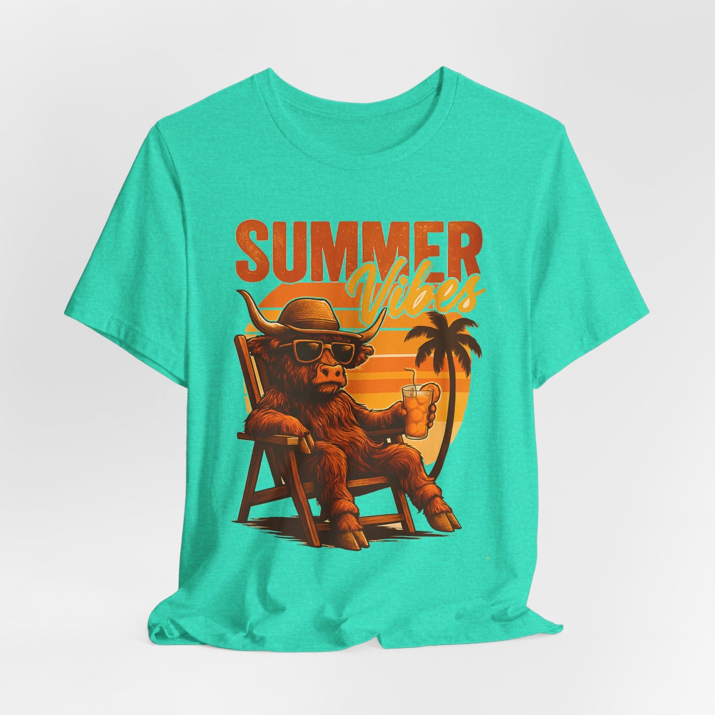Highland Cow T-Shirt — celebrate summer Graphic Tee