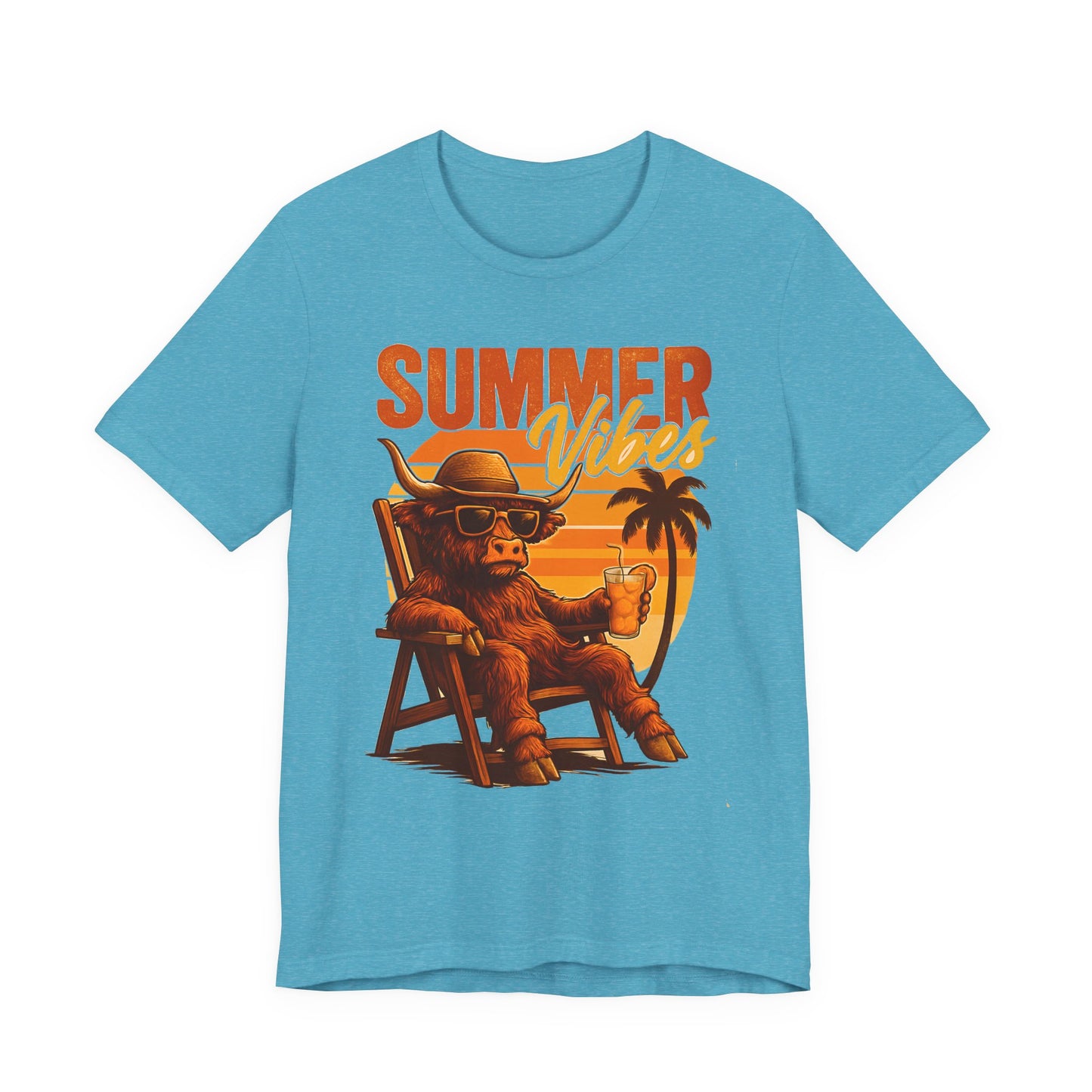 Highland Cow T-Shirt — celebrate summer Graphic Tee