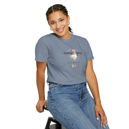 Mama Goose Custom Name T-Shirt — Personalized Mom Script Graphic Tee
