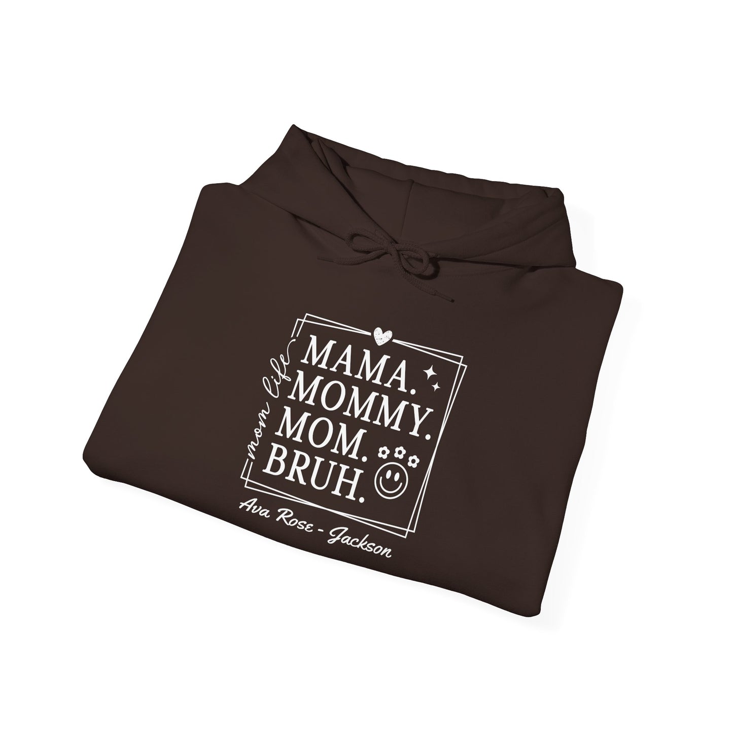 Mom Life Custom Kids Name Mama Hoodie — Personalized Mom Hoodie