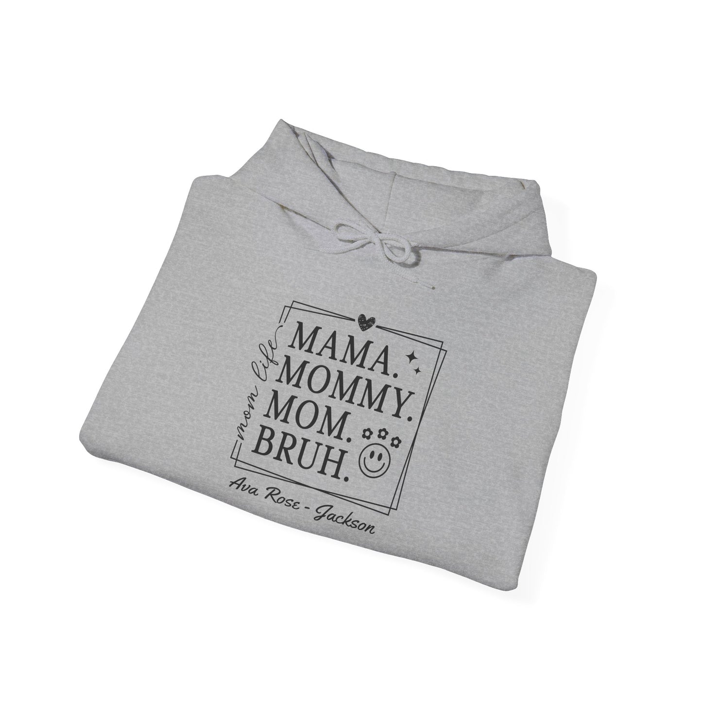 Mom Life Custom Kids Name Mama Hoodie — Personalized Mom Hoodie