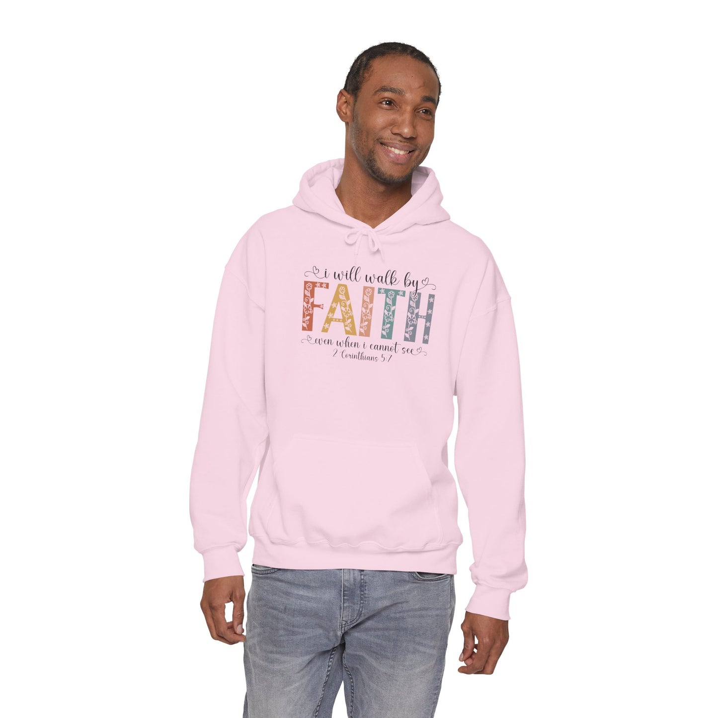 Walk By Faith — Inspirational Faith Graphic Hoodie
