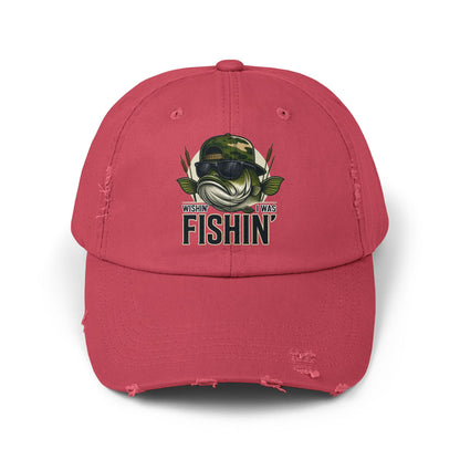 Wishin I Was Fishin —  Baseball Hat