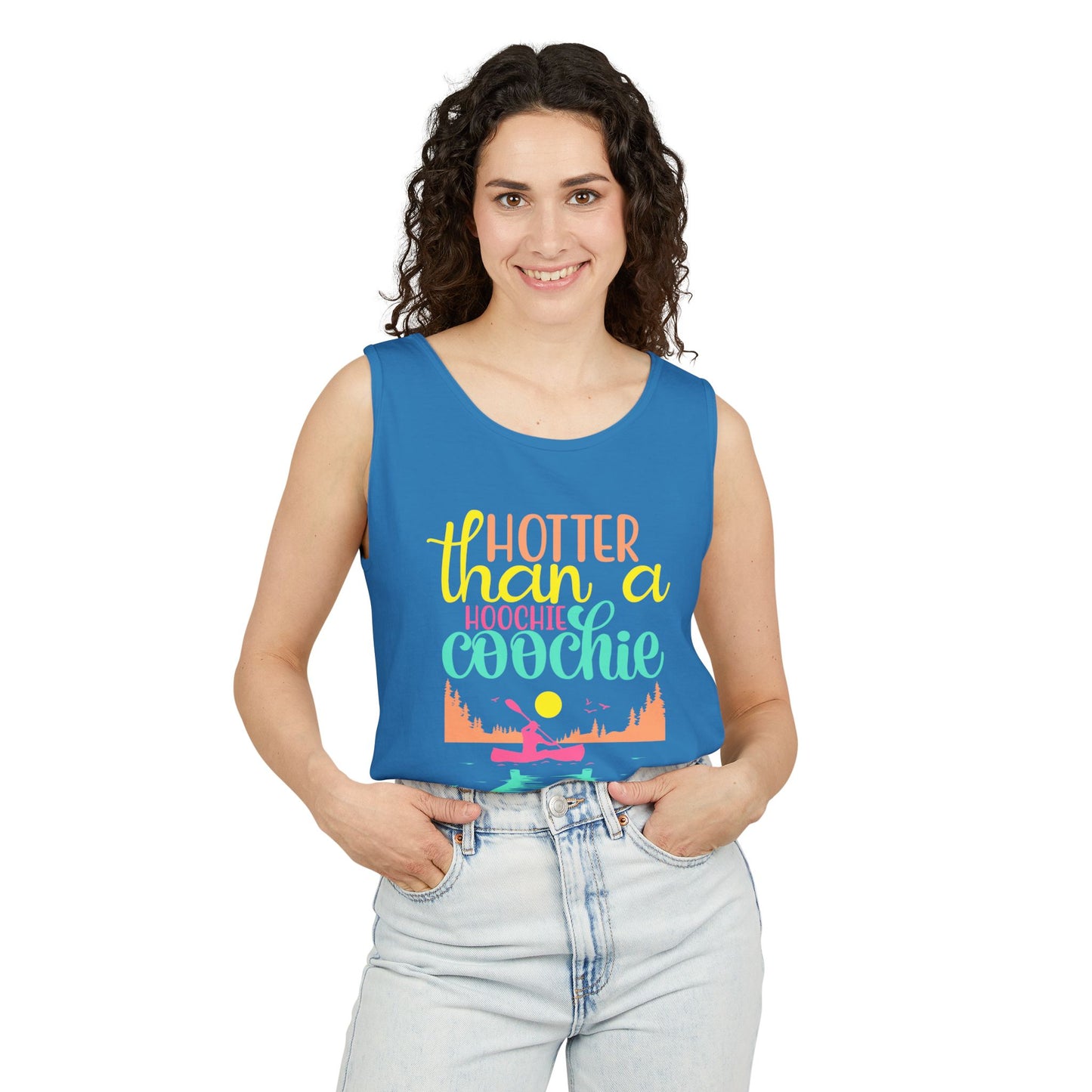 Hotter Than A Hoochie Coochie — Breathable Garment-Dyed Summer Tank