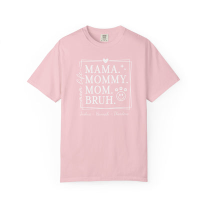 Mom Life Custom Name T-Shirt — Personalized Mom Script Graphic Tee