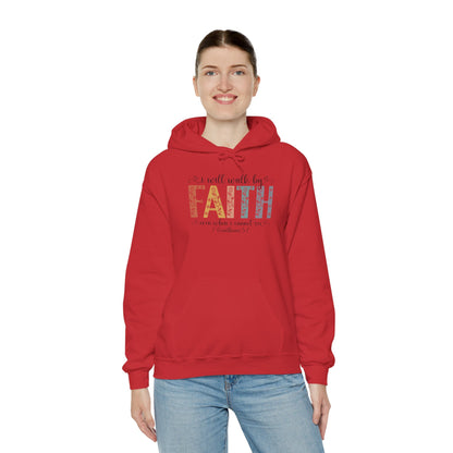 Walk By Faith — Inspirational Faith Graphic Hoodie