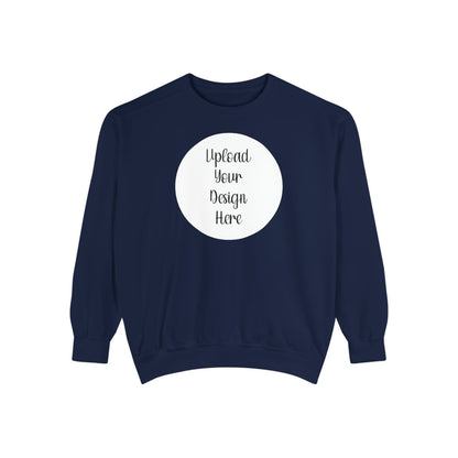 *Custom Crewneck Sweatshirt — Comfort Colors Various Colors - Upload Your Design