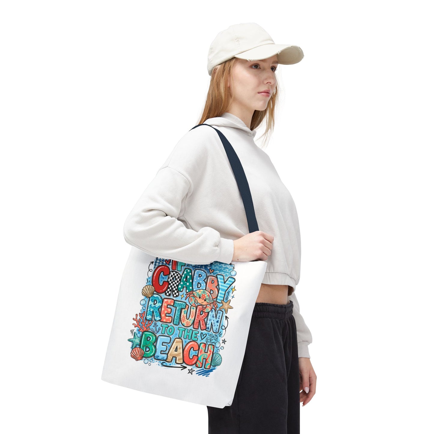Crabby — Beach-Ready AOP Carryall