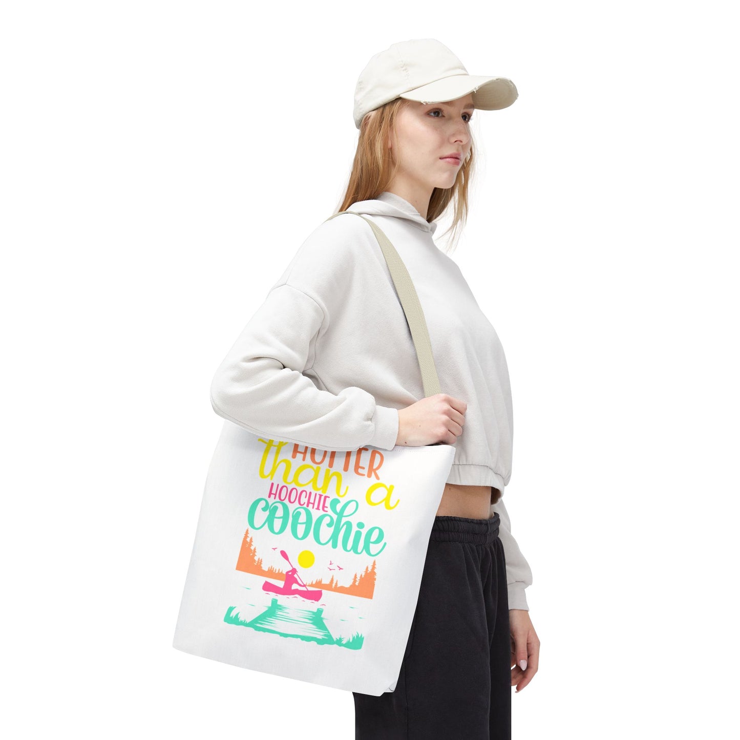 Hotter Than A Hoochie Coochie — Beach-Ready AOP Carryall