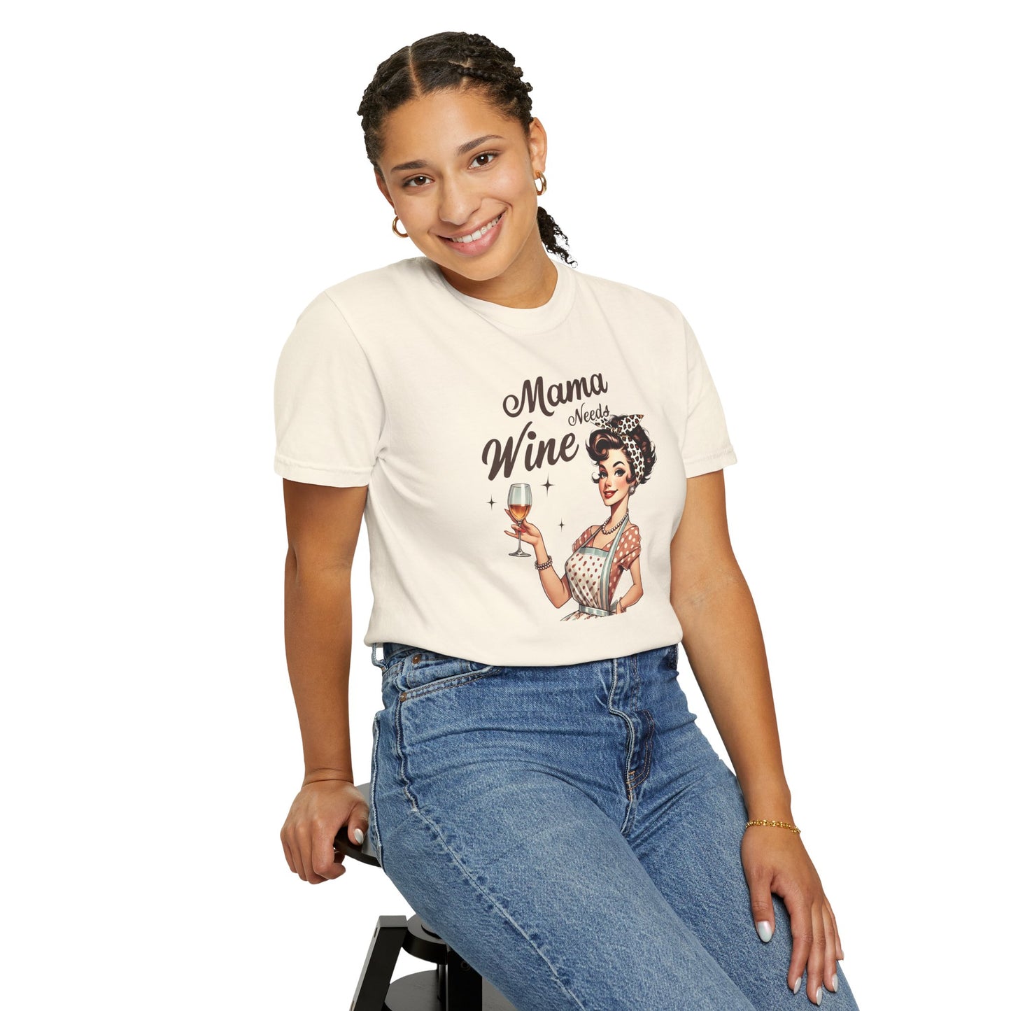 Mama Needs Wine T-Shirt —Mom Graphic Tee
