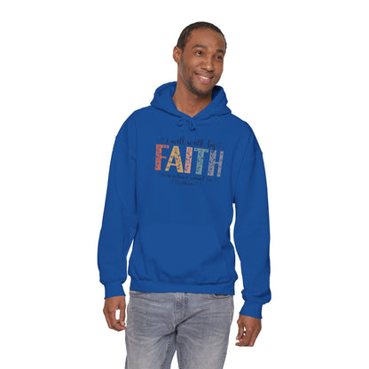 Walk By Faith — Inspirational Faith Graphic Hoodie