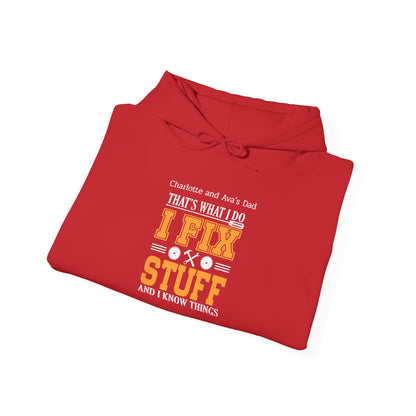 I Fix Stuff Custom Kid's Names Hoodie - Personalized Gift