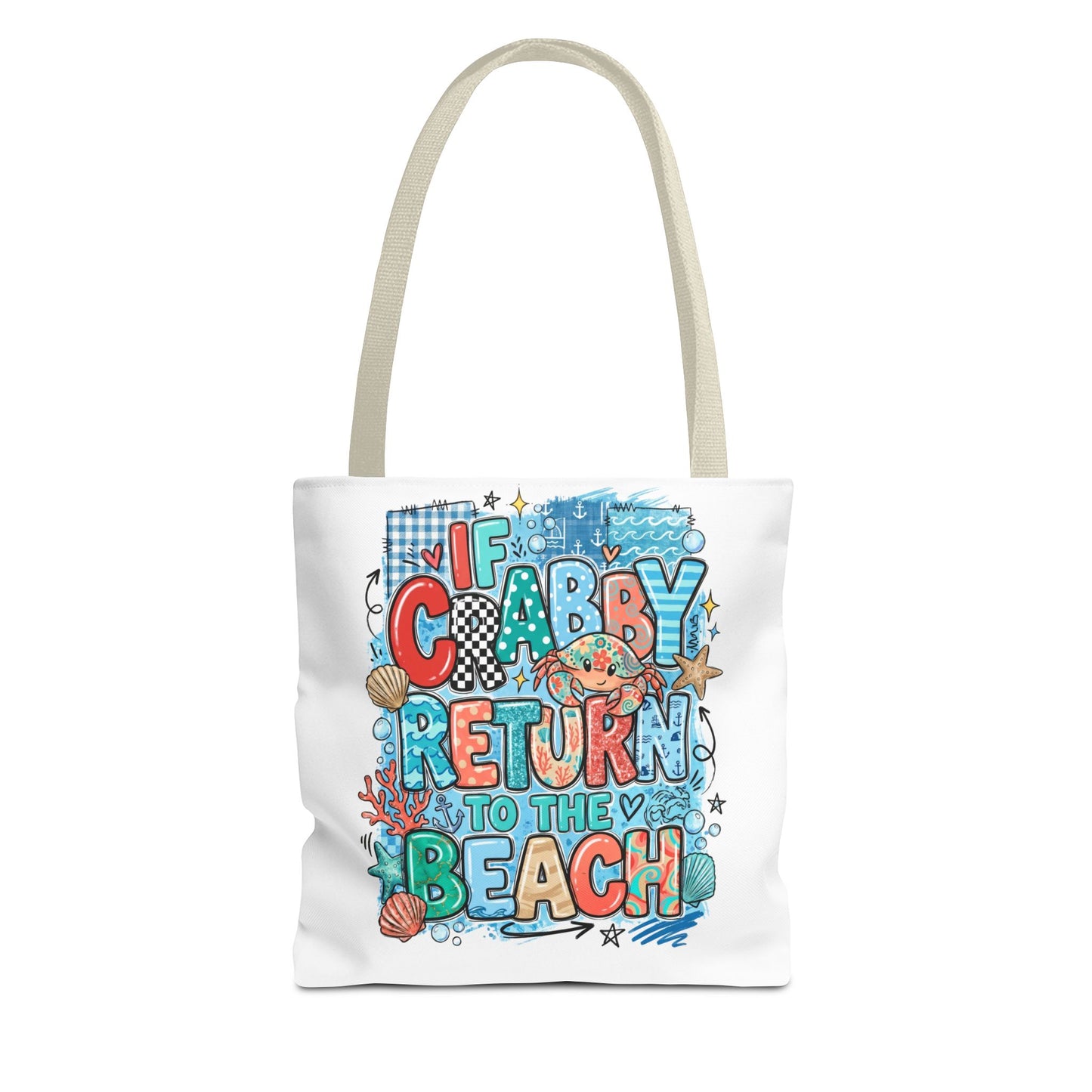 Crabby — Beach-Ready AOP Carryall